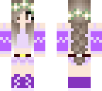 cute purple girl