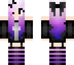 cute purple girl