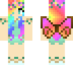 girly rainbow creeper