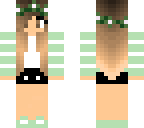 green flower girl