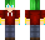 green hair