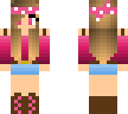 pink bandana girl