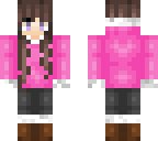 pink winter jacket