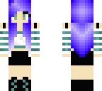 purple hair girl
