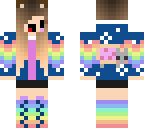 rainbow girl