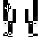 black and white