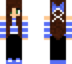 blue aqua bow girl 987654321