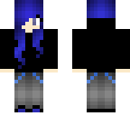 blue girl