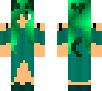 bluey green cat