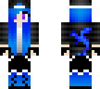 cool girl blue