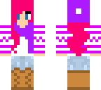 cool pink and purple winter