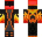 fire slime with wierd glasses