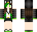 green penguin girl