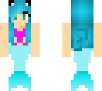 neon mermaid