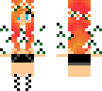 orange flower girl