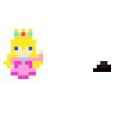princess peach pixel art