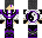 purple anime boy