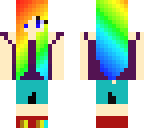 rainbow girl