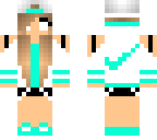sporty herobrine girl