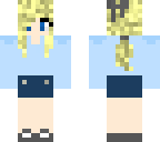 blond ponytail