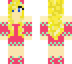 blonde blue-eyed cat girl