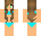 blue bikini girl