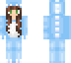 blue dino girl