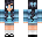 blue girl