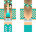 blue girl