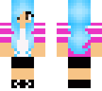 blue hair
