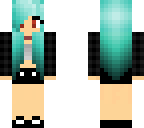 blue haired girl