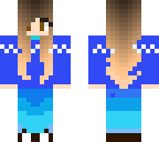 blue party dress