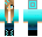 blue shirt girl person thingy lol