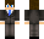 blue suit
