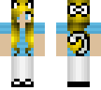 cool cat girl with blue eyes and blond hair