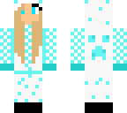 creeper blue girl