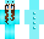 cute blue dino girl