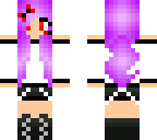 cute purple girl