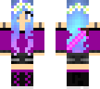 cute purple girl