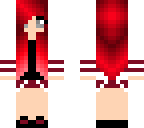 emo girl red