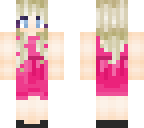 girl in pink dress