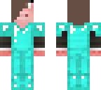 girl pig in diamond armor