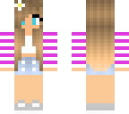girl with striped sweater