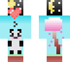 panda pixel art