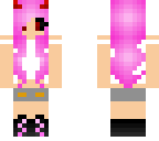 pink hair devil