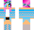 pink haired girl