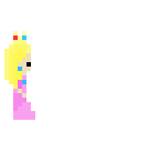 pixelated princess peach