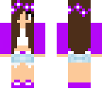 pretty purple outfit girl