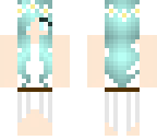 prom blue hair girl