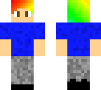 rainbow haired two layer skin v2